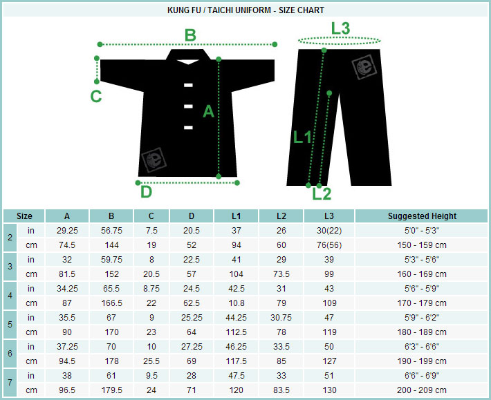 Kung Fu Uniform Pattern 22